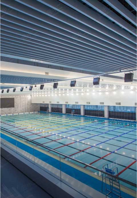 Calentador de sauna para piscina cubierta