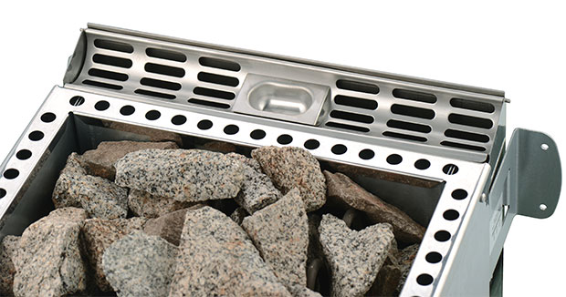 Detalles del calentador de sauna